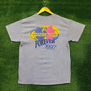 Wu-Tang Clan Forever 1997 Mineral Wash Hip-Hop T-Shirt Size Large